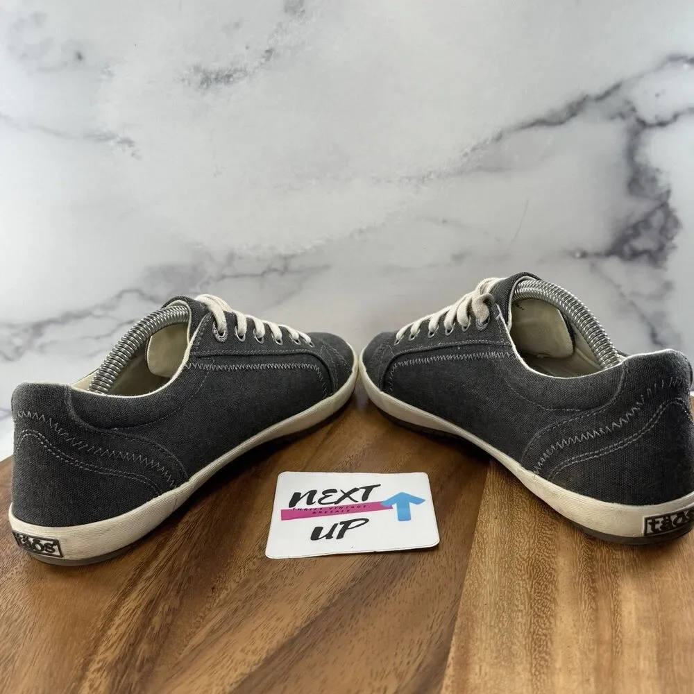 Womens Size 8-Taos Star Walking Shoes Sneakers Dark Gray Washed Denim Casual